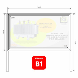 B1 BILLBOARD OUTDOOR ADVERTISING BOARD
